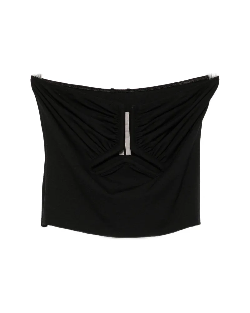 Rick Owens Alannah Cut-out Bustier Top Black