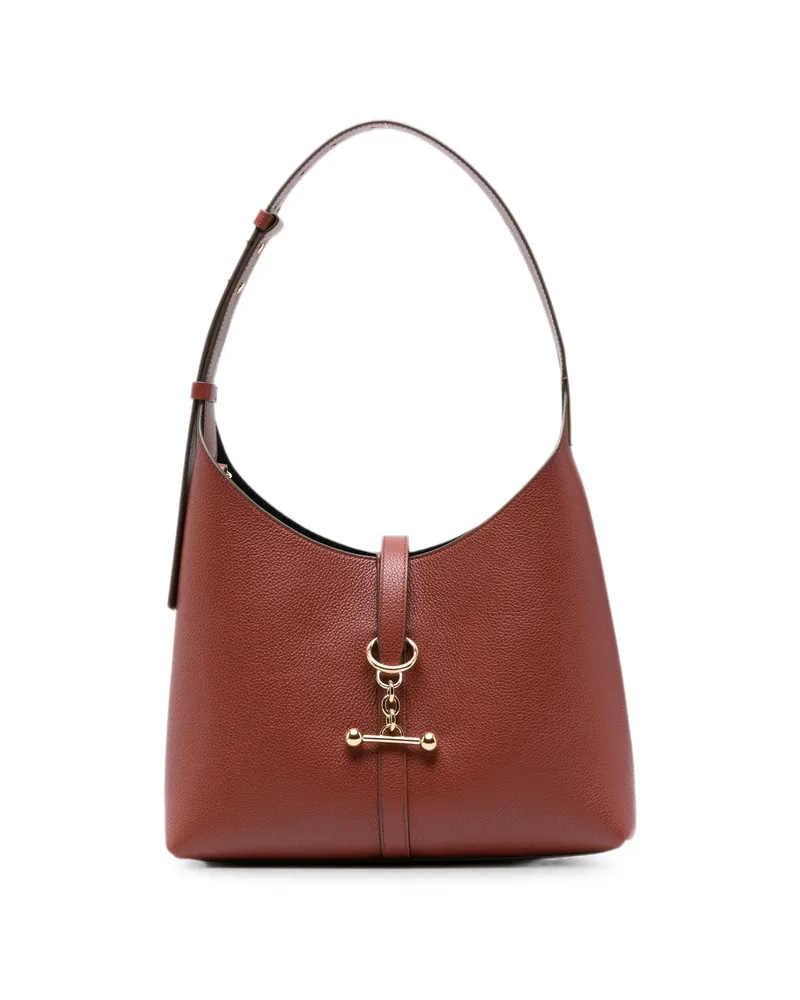 Strathberry Kite Bar-detail Shoulder Bag Brown