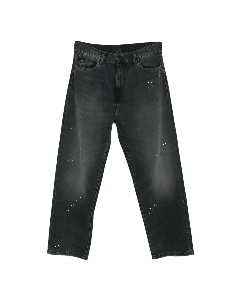 Carhartt WIP Landon Paint-splatter Jeans Black