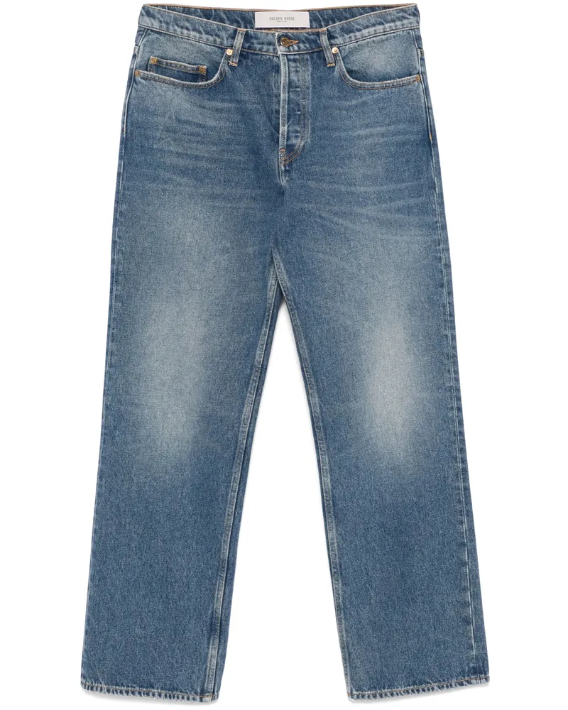 Golden Goose Cotton Jeans Blue