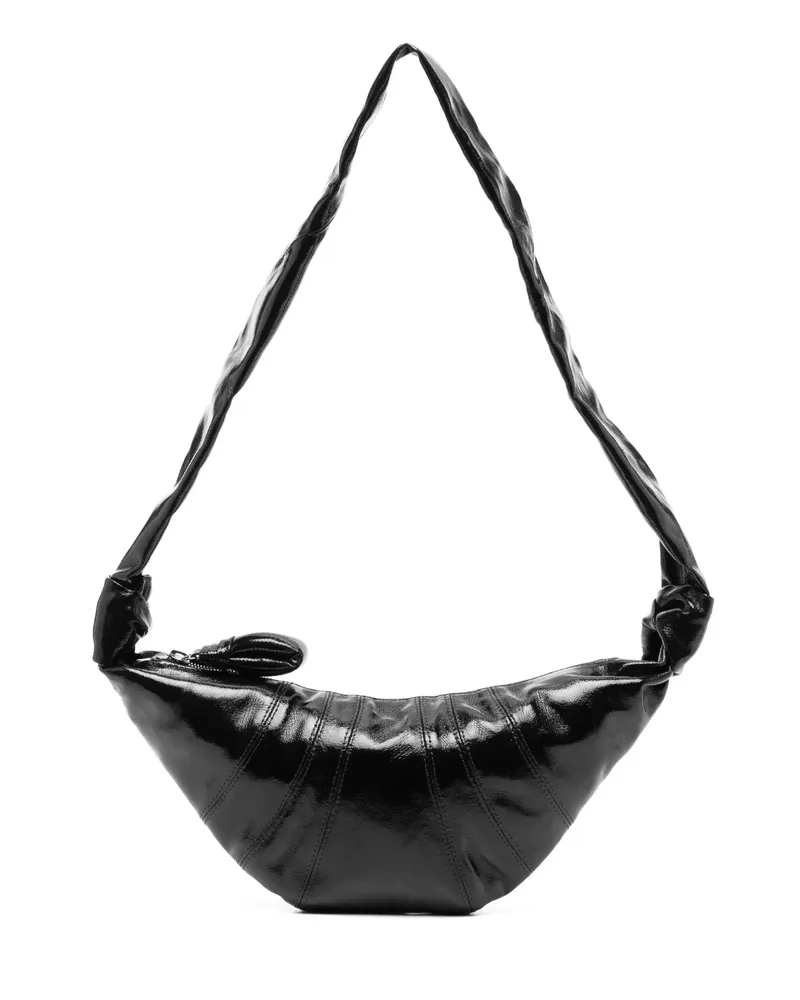 Christophe Lemaire Medium Croissant Shoulder Bag Black