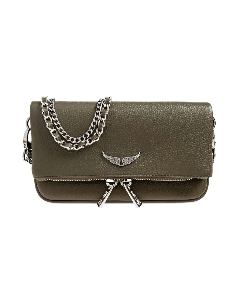 Zadig & Voltaire Rock Mini Clutch Green