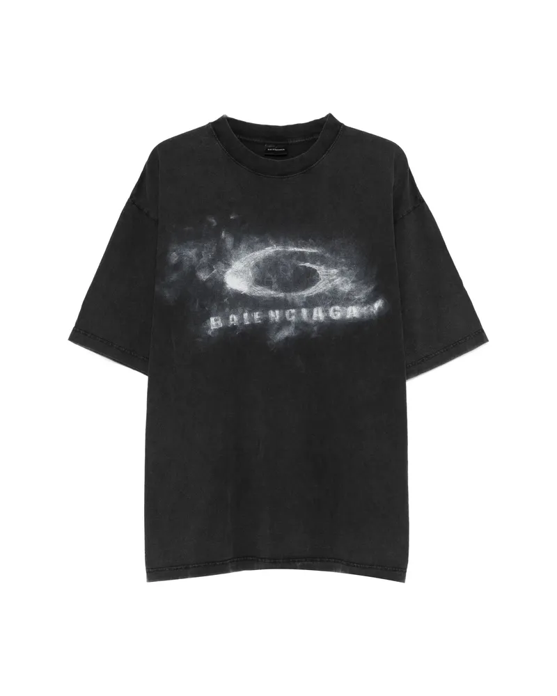 Balenciaga Graphic T-shirt Black