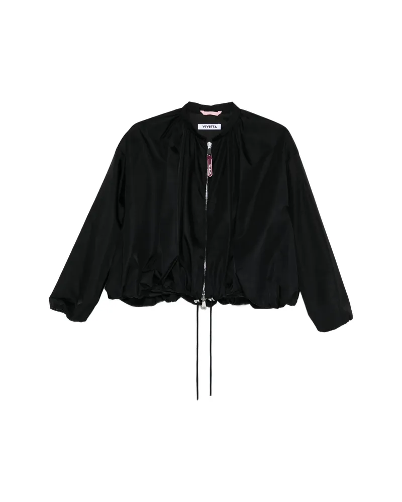 Vivetta Drawstring Zip Jacket Black