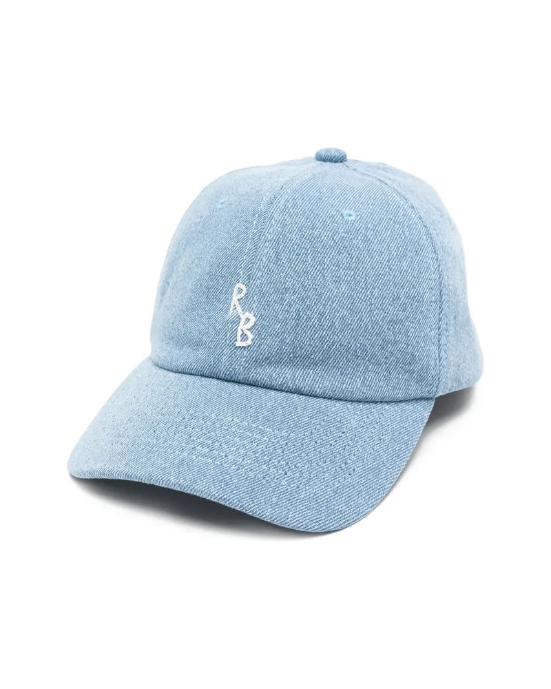 RUSLAN BAGINSKIY Logo-embroidered Baseball Cap Blue