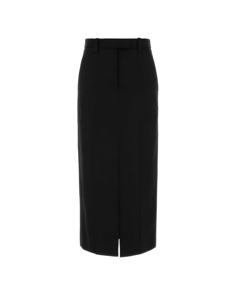 Brunello Cucinelli Belt-loops Pencil Midi Skirt Black