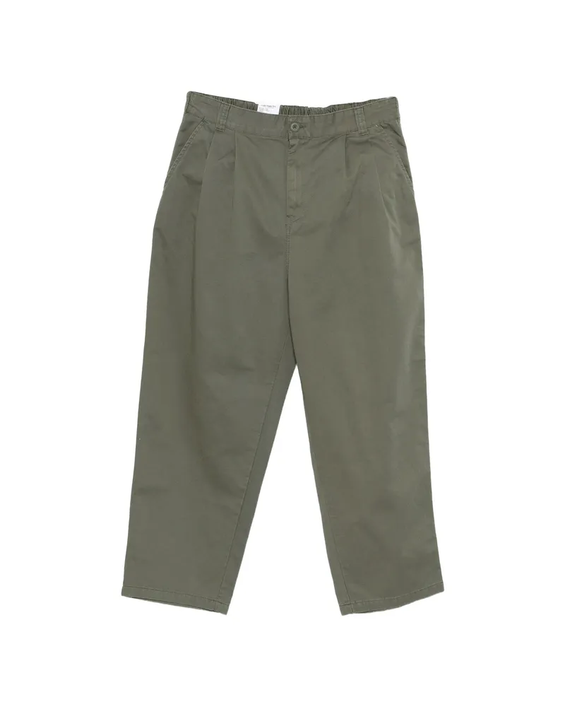 Carhartt WIP Pleated Trousers Green