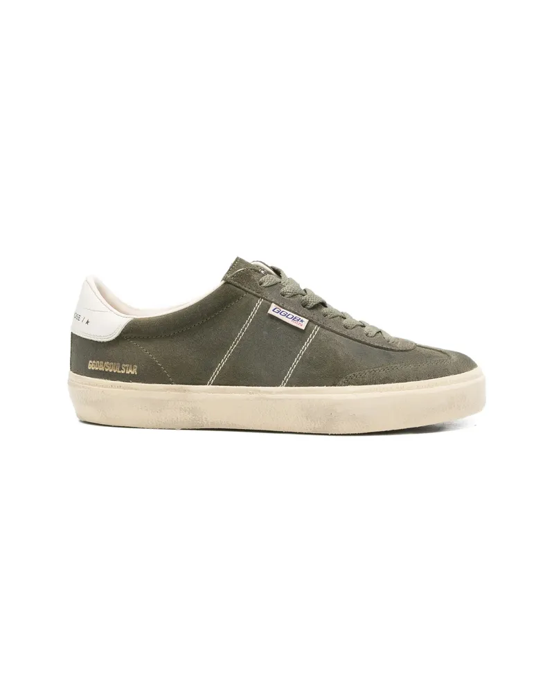 Golden Goose Soul Star Contrasting-trim Sneakers Green