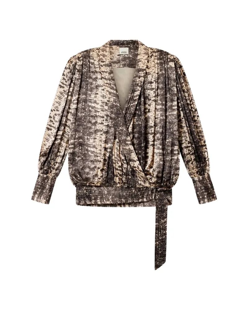 Isabel Marant Dilja Silk Dress Brown