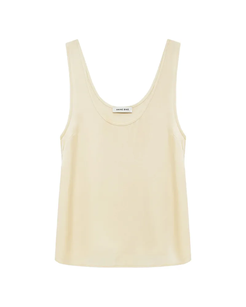 Anine Bing LEA TOP - BUTTER YELLOW Yellow