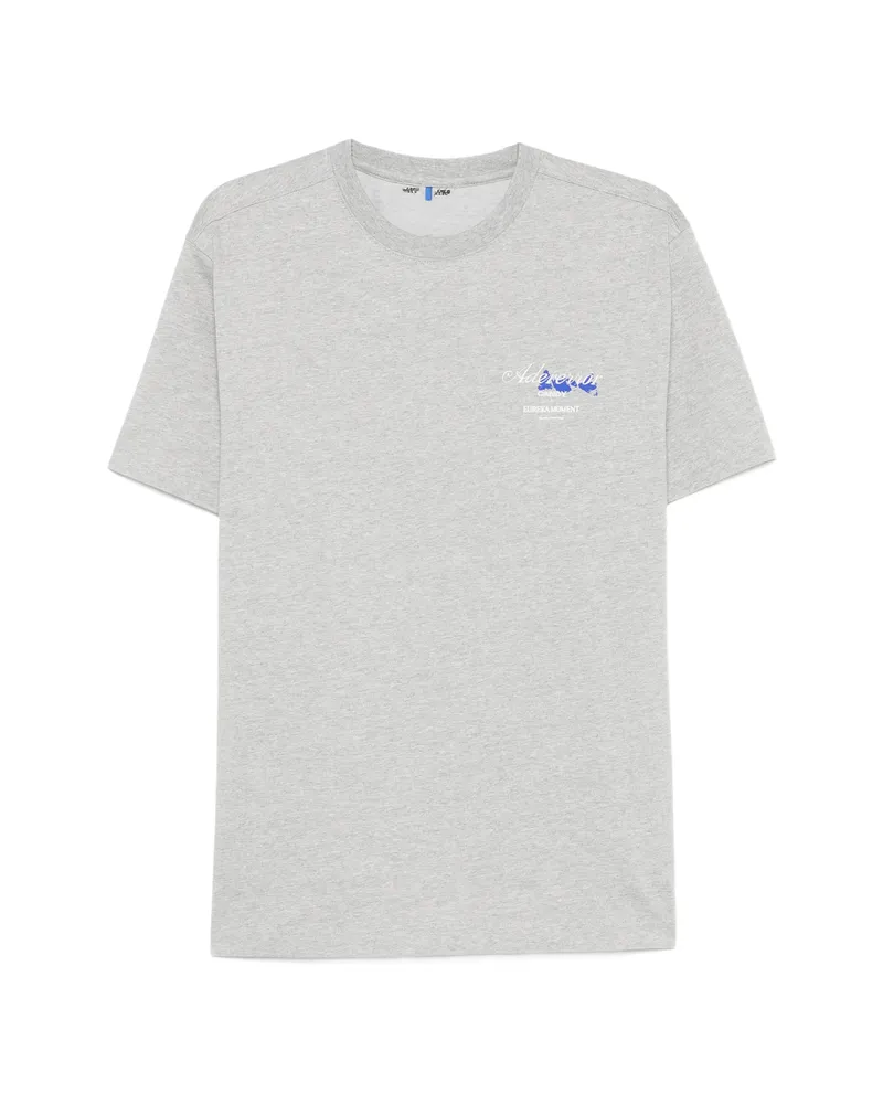 Adererror Logo-detail T-shirt Grey