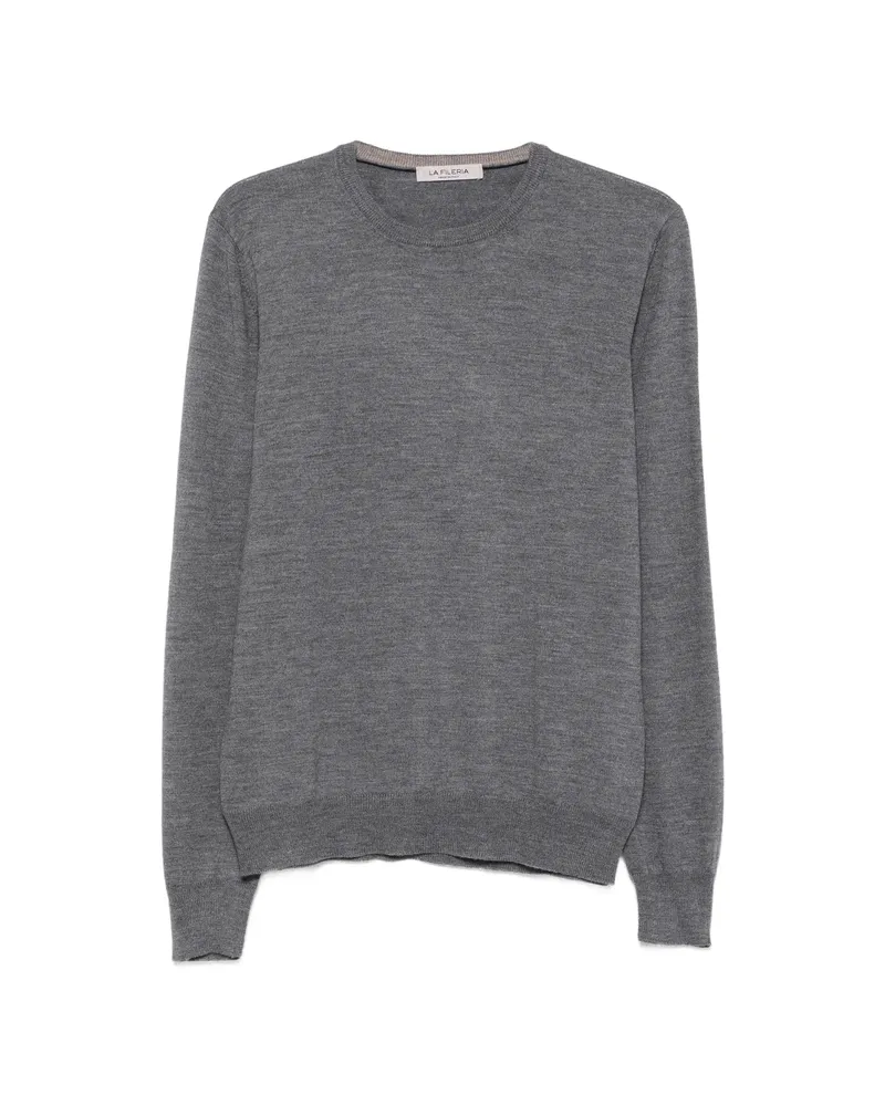 La Fileria Crew-neck Long-sleeve Knit Grey