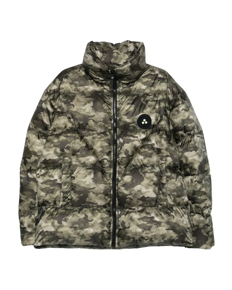 Peuterey Camouflage Padded Jacket Green