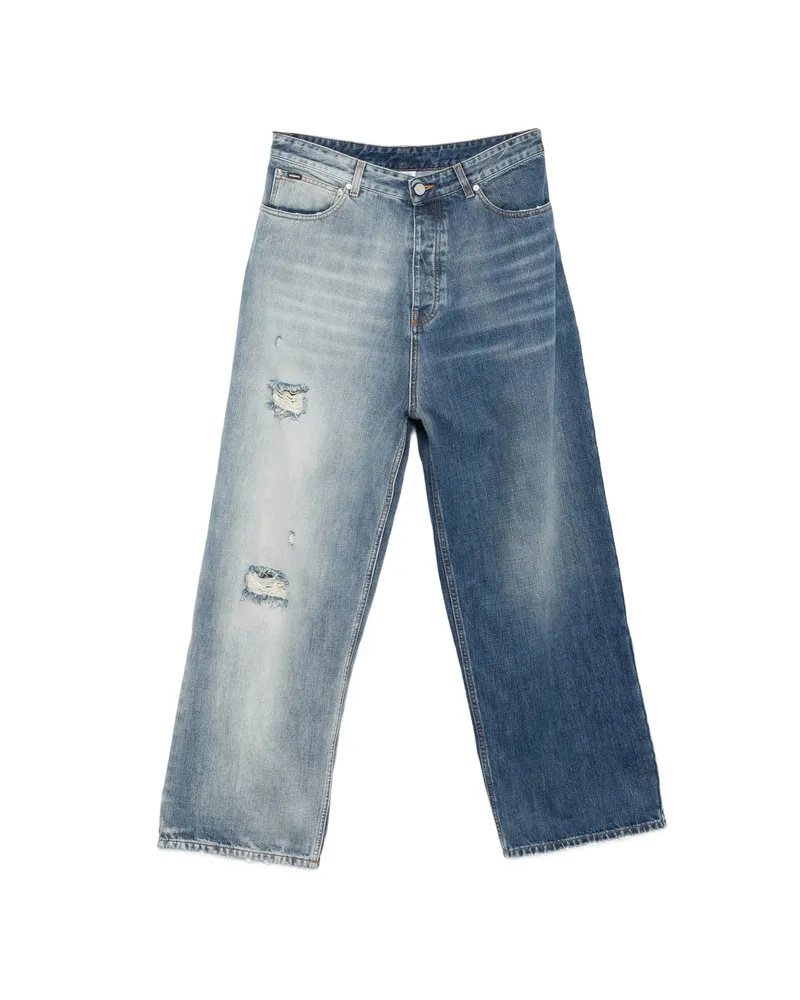 VETEMENTS Distressed Jeans Blue