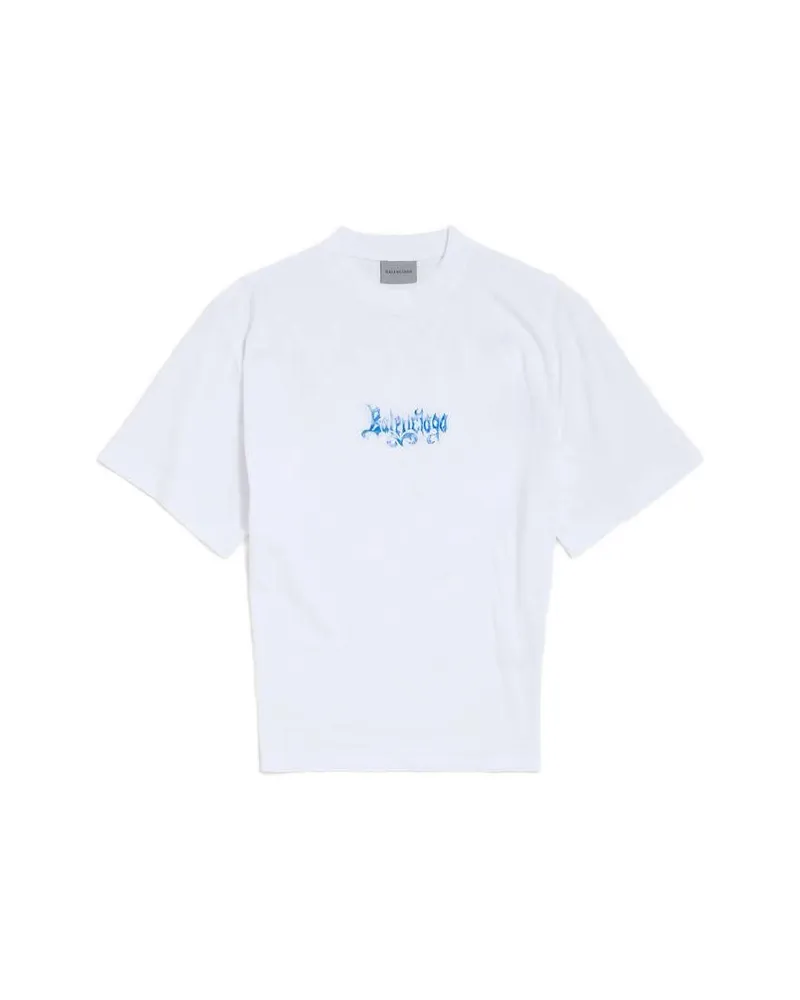 Balenciaga Logo-print T-shirt White