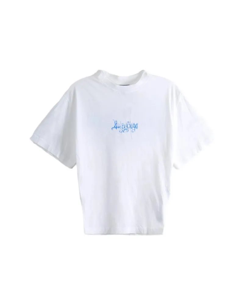 Balenciaga Logo-print T-shirt White