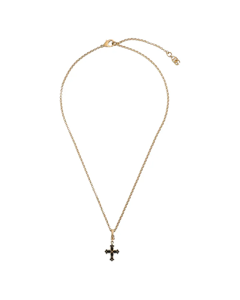 Dolce & Gabbana Cross-pendant Necklace Gold