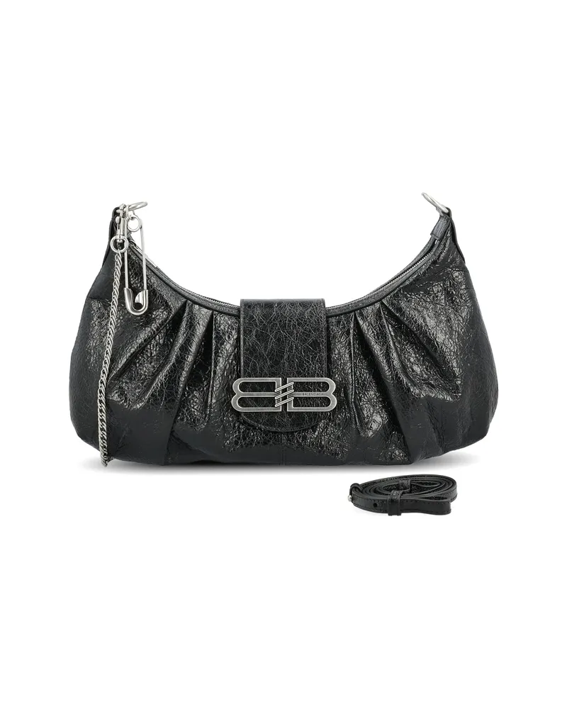 Balenciaga Bb Chain Shoulder Bag Black