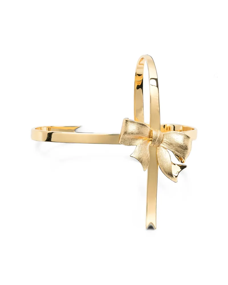 SHUSHU/TONG X YVMIN Bow-detail Hand Accessory Gold