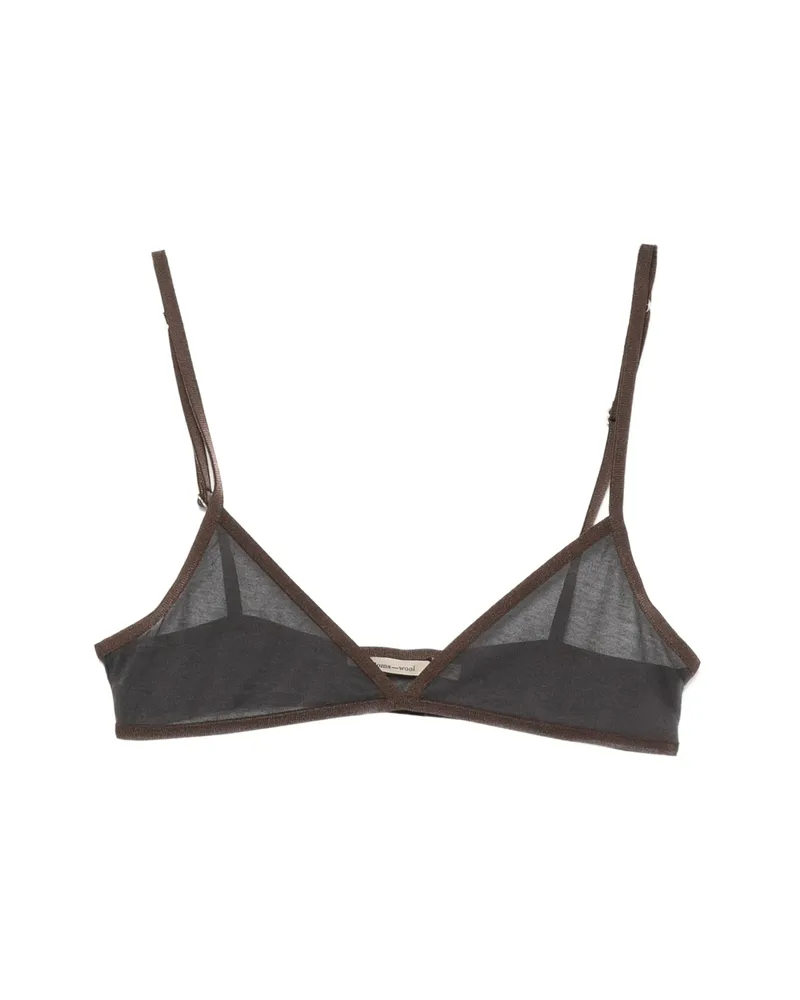 Paloma Wool Esco Triangle-cup Adjustable-strap Top Black