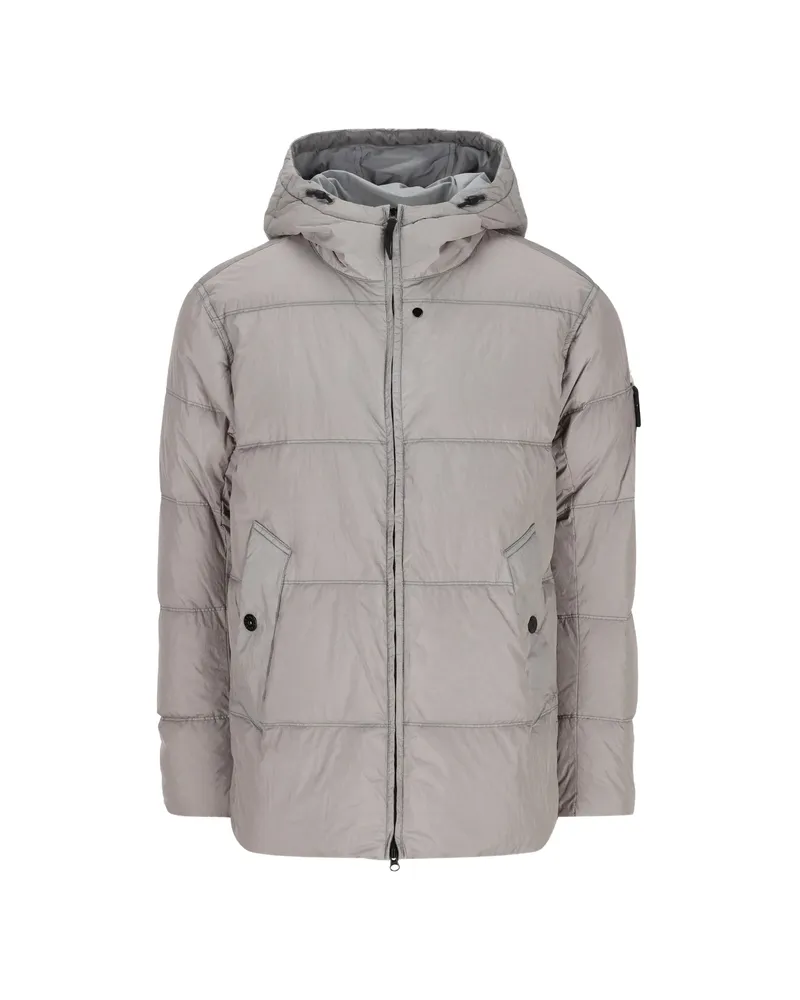 Stone Island Crinkle Reps NY Padded Jacket Grey