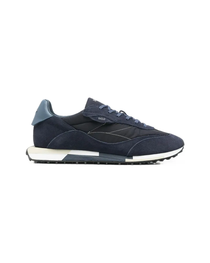 GHŌUD Suede-panelled Sneakers Blue
