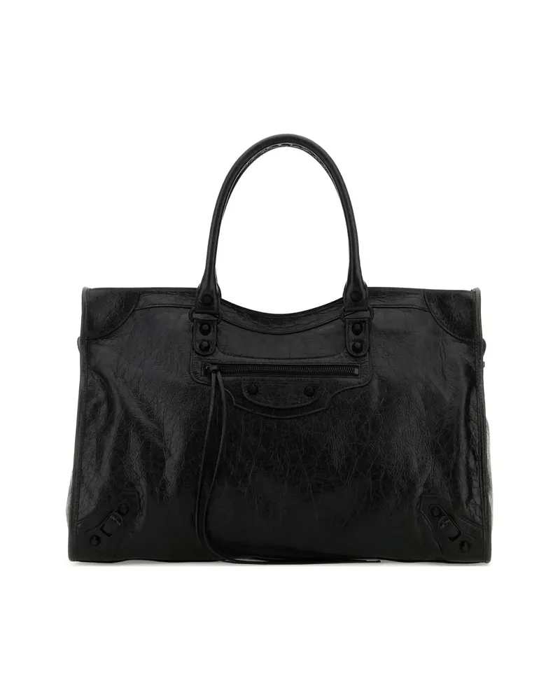 Balenciaga Large Le City Tote Bag Black
