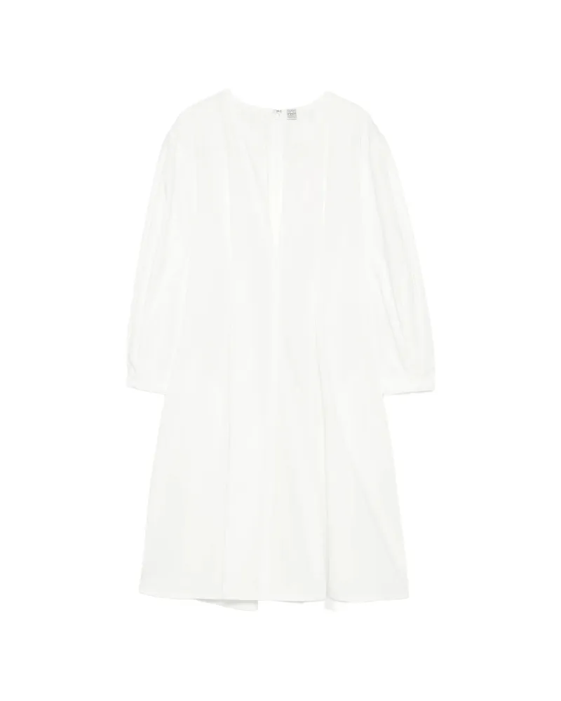 Totême Balloon-sleeves Mini Dress White