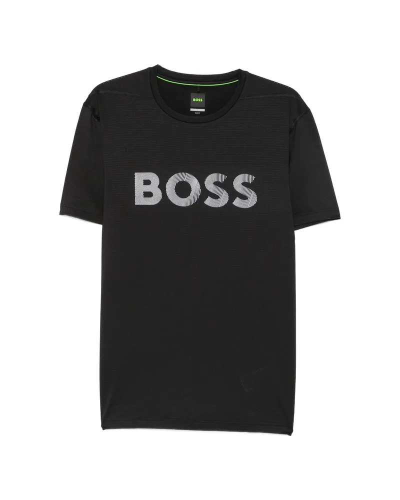 HUGO BOSS Logo-print T-shirt Black