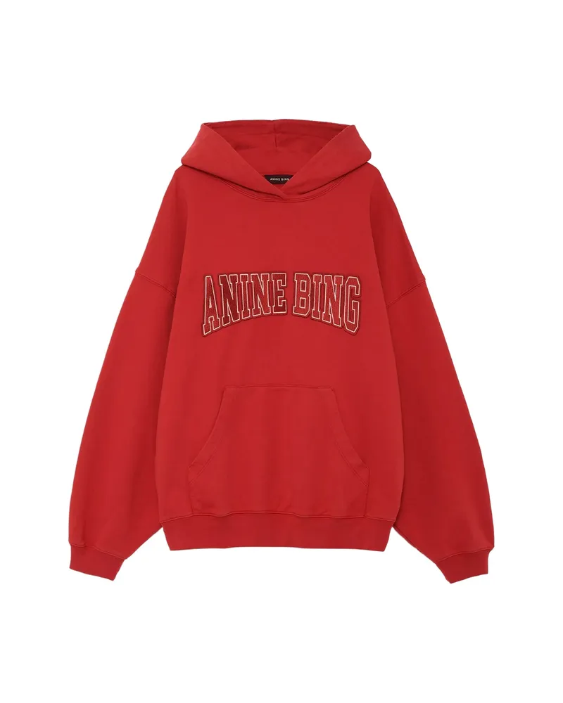 Anine Bing HARVEY SWEATSHIRT - TANGO RED Red