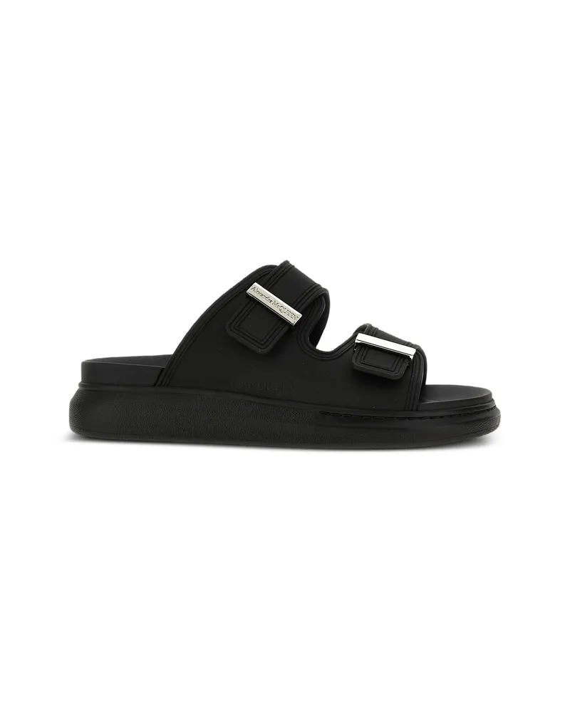 Alexander McQueen Logo-engraved Sandals Black