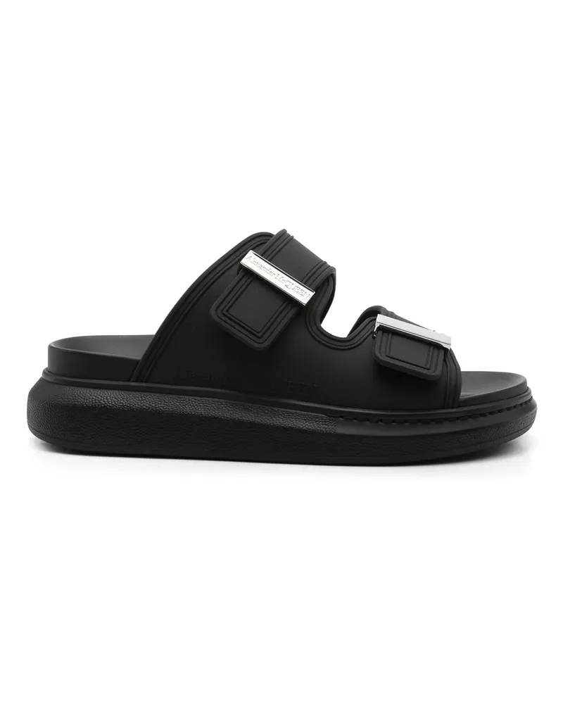 Alexander McQueen Logo-engraved Sandals Black