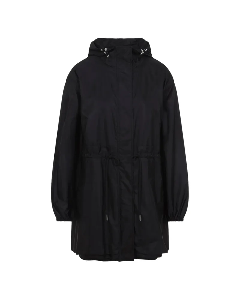 Moncler Weteau Drawstring Hooded Coat Black