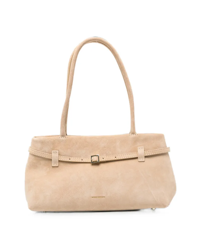 Manu Atelier Le Cambon Buckle-detail East-West Bag Neutrals