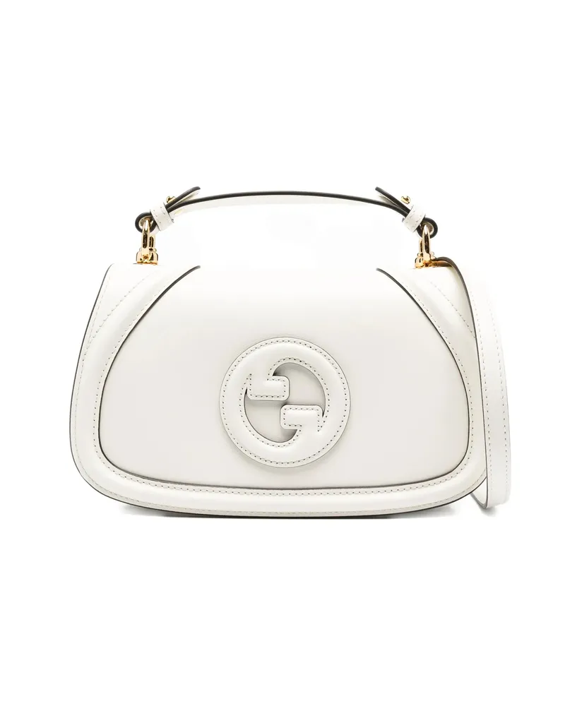 Gucci Medium Blondie Leather Cross Body Bag Neutrals