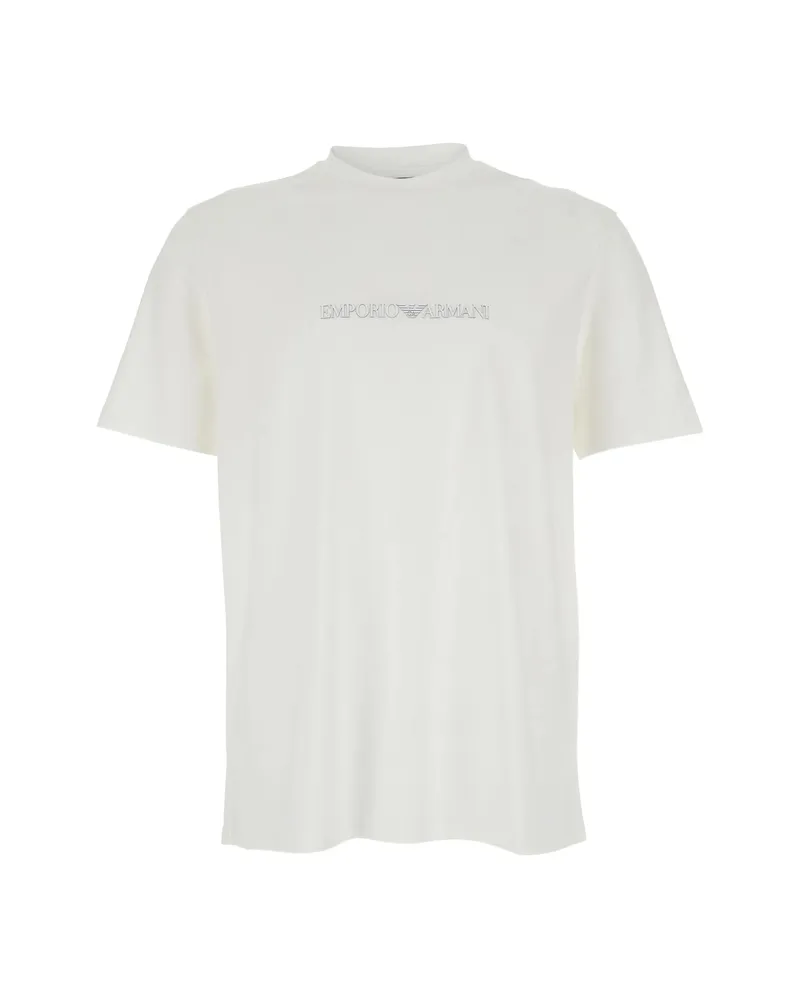 Emporio Armani Logo-detail T-shirt White