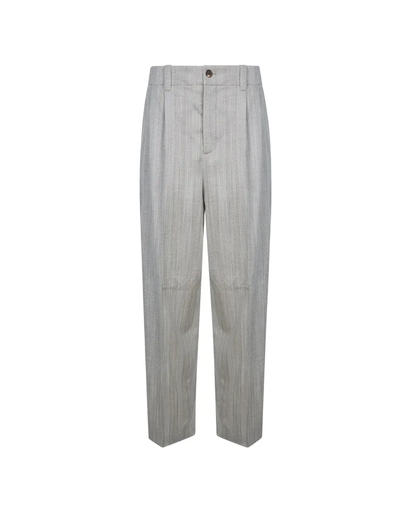 Golden Goose Pleated Trousers Grey