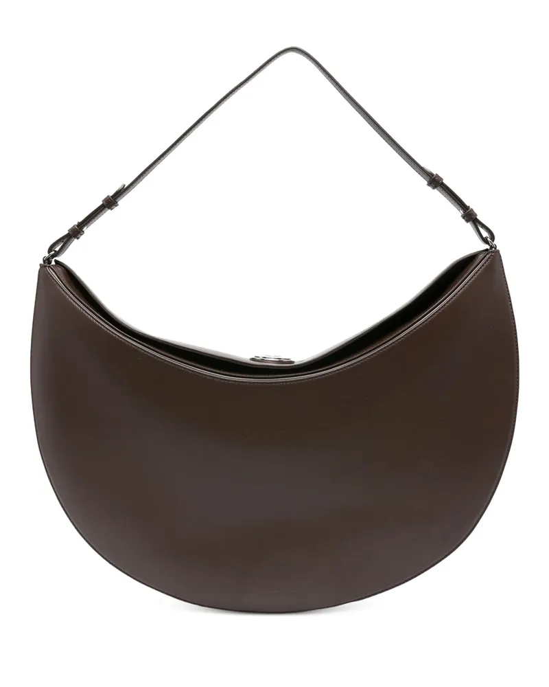 Jacquemus Large Ovalo Shoulder Bag Brown