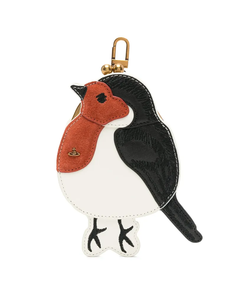 Vivienne Westwood Robin Frame Clasp-fastening Coin Purse White