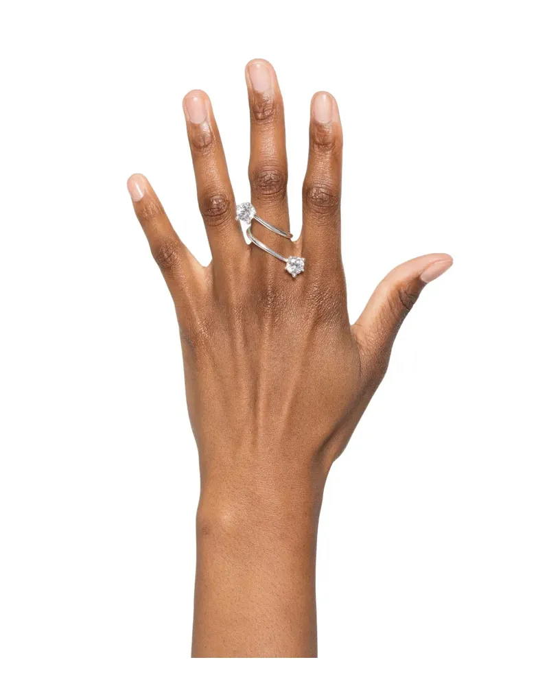 PANCONESI Spiral Sterling Silver Ring Silver