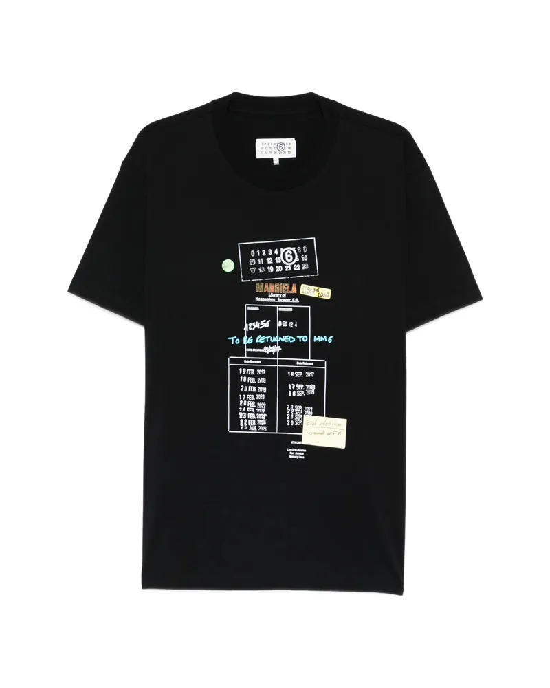Maison Margiela Graphic Print T-shirt Black