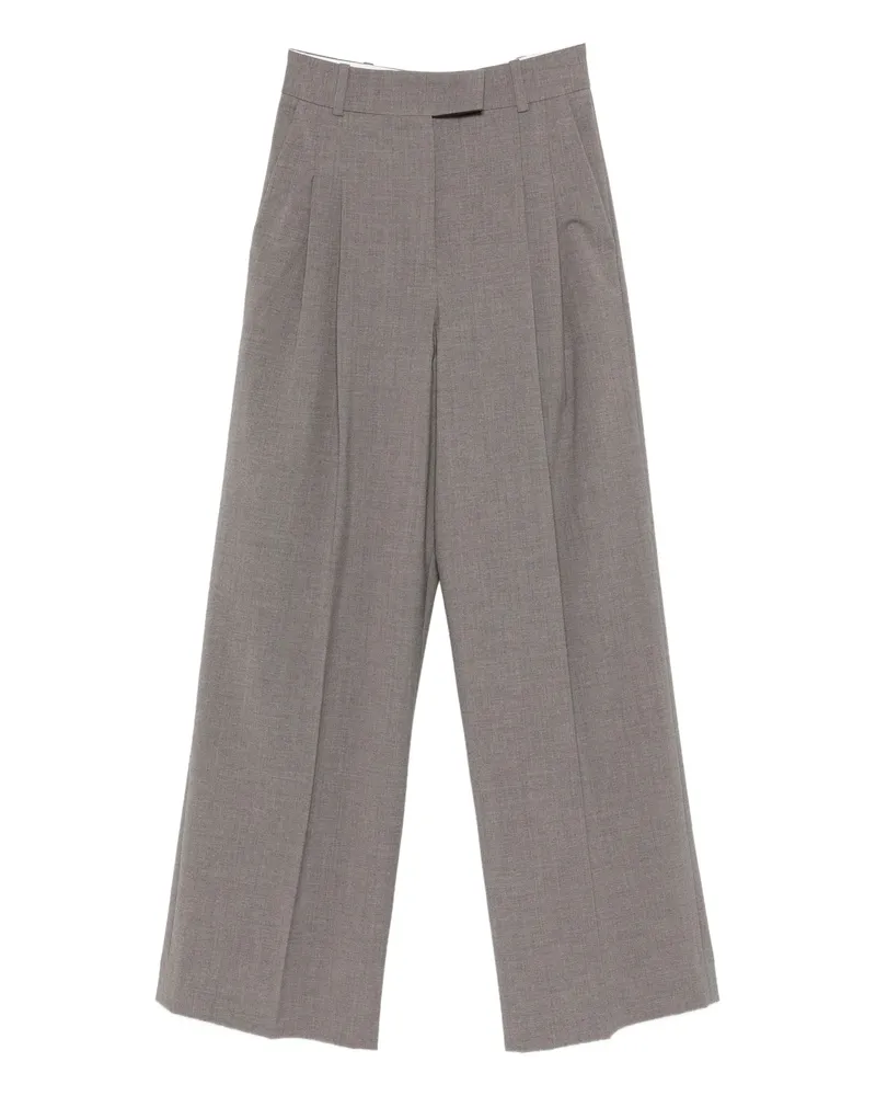 By Malene Birger Cymbaria Pleated Trousers Grey