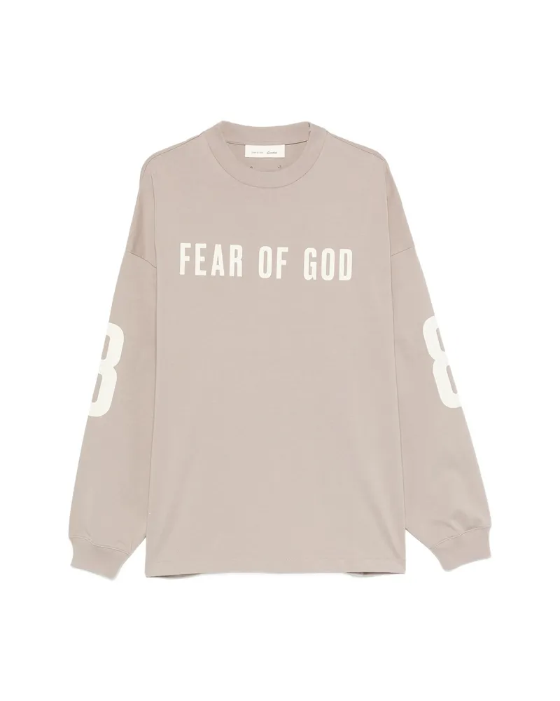 Fear of God Merch Logo-print Long-sleeve T-shirt Neutrals