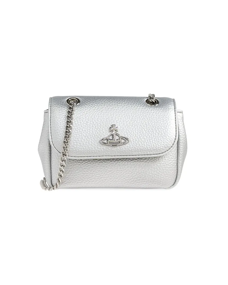 Vivienne Westwood Orb-plaque Mini Bag Silver