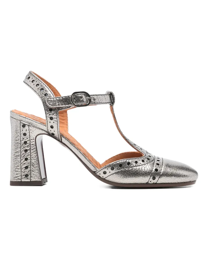 Chie Mihara T-strap Heeled Pumps Grey