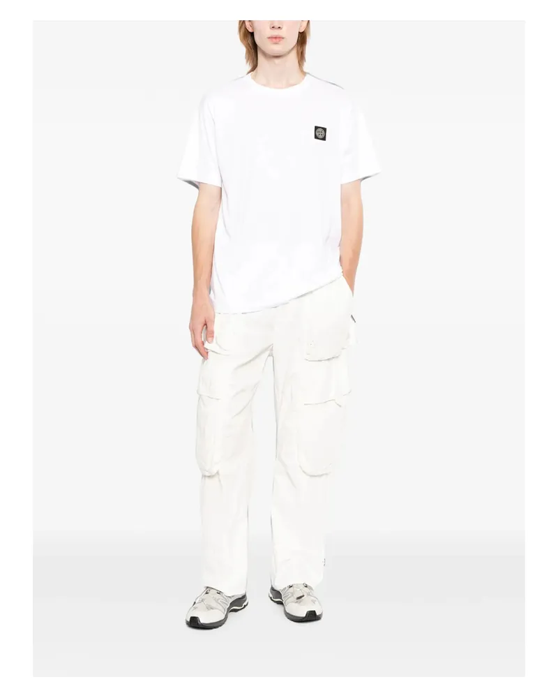 Stone Island Compass-patch T-shirt White