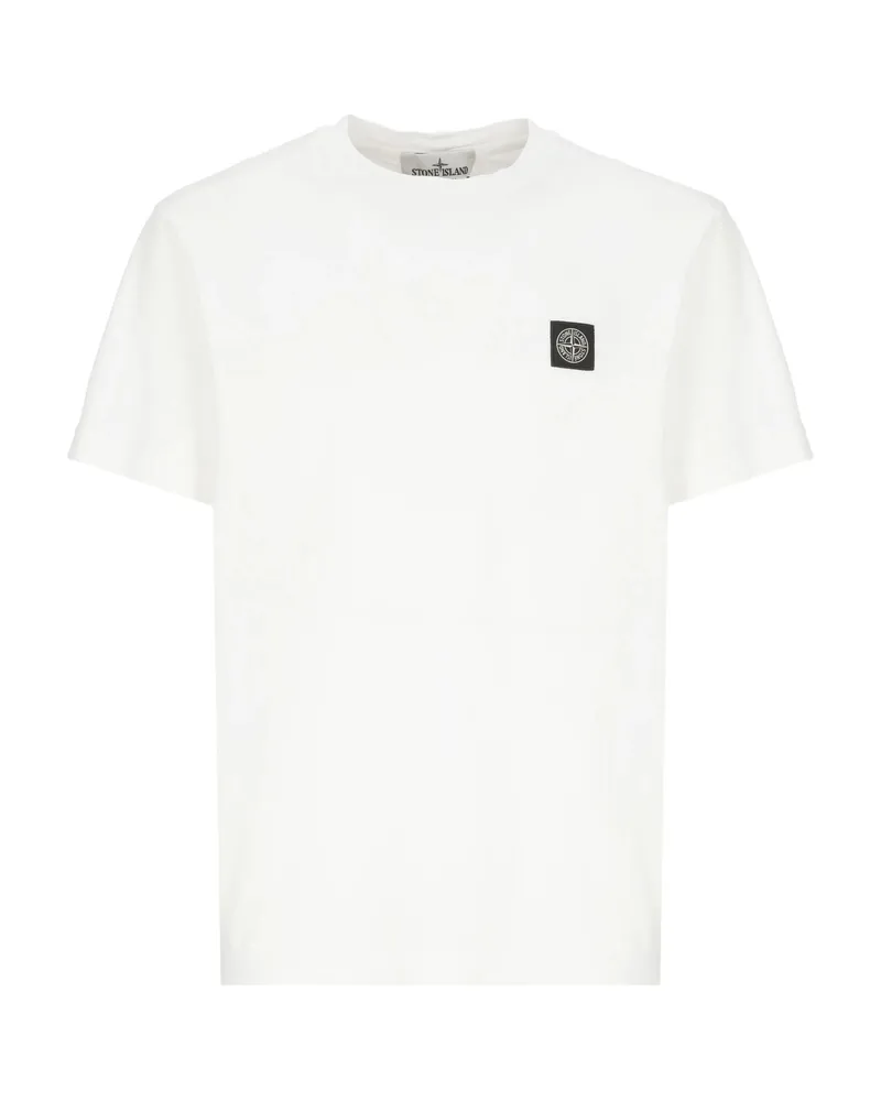 Stone Island Compass-patch T-shirt White