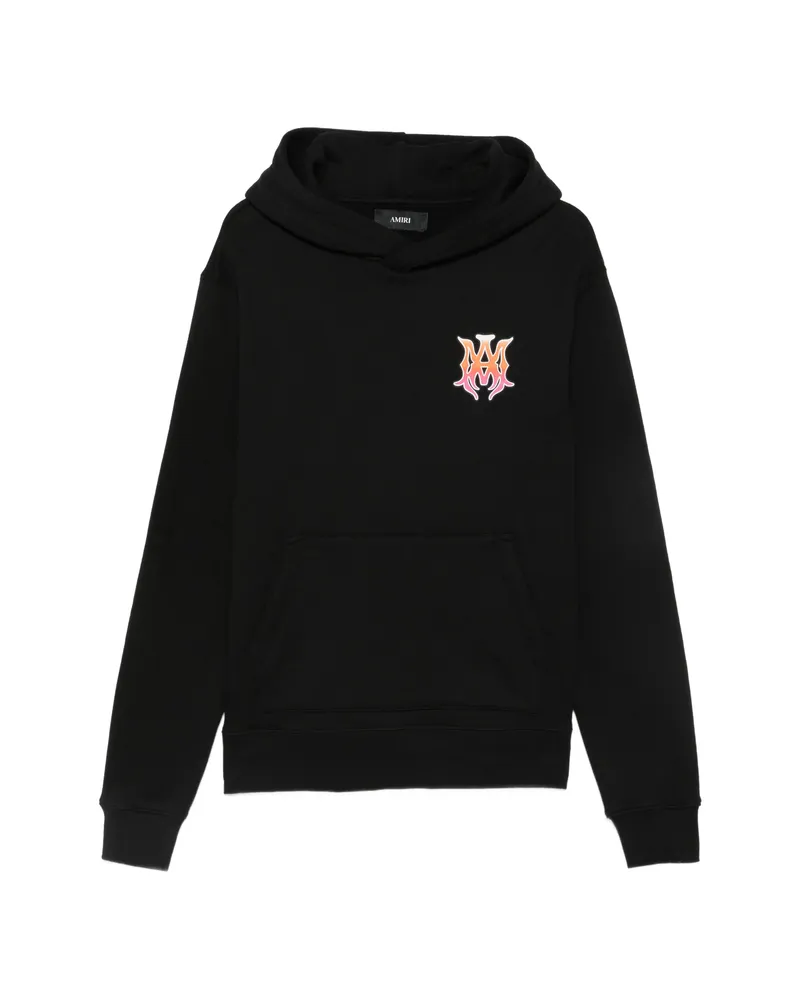 Amiri Logo-print Hoodie Black