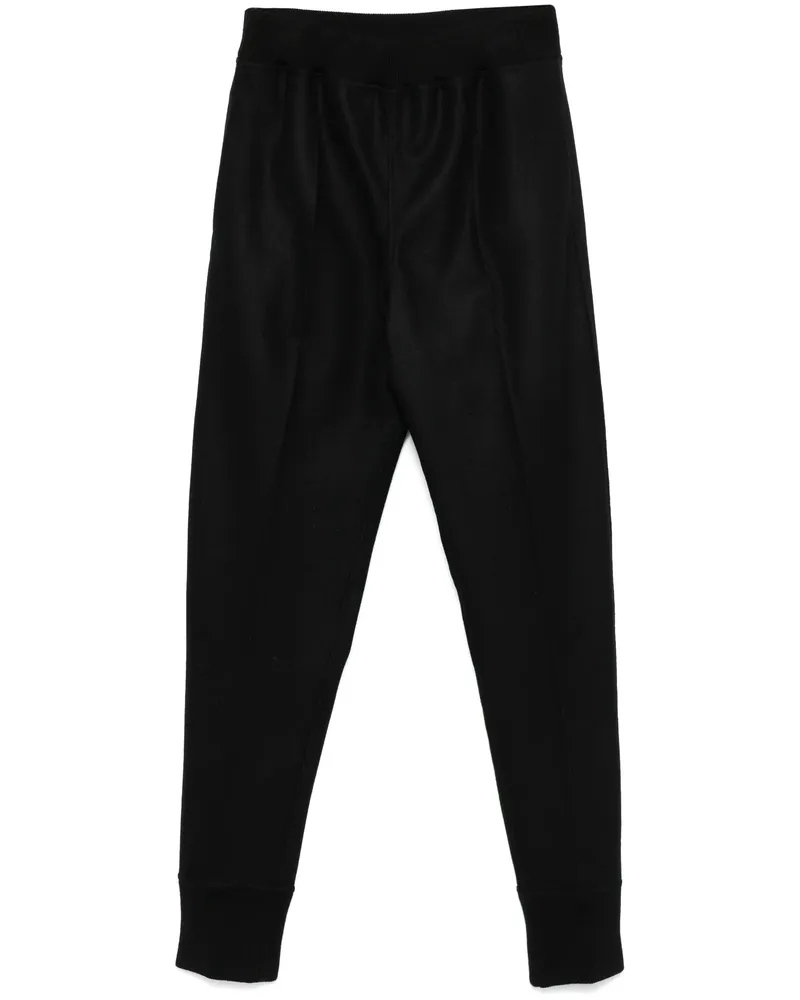 Jil Sander Wool Track Pants Black