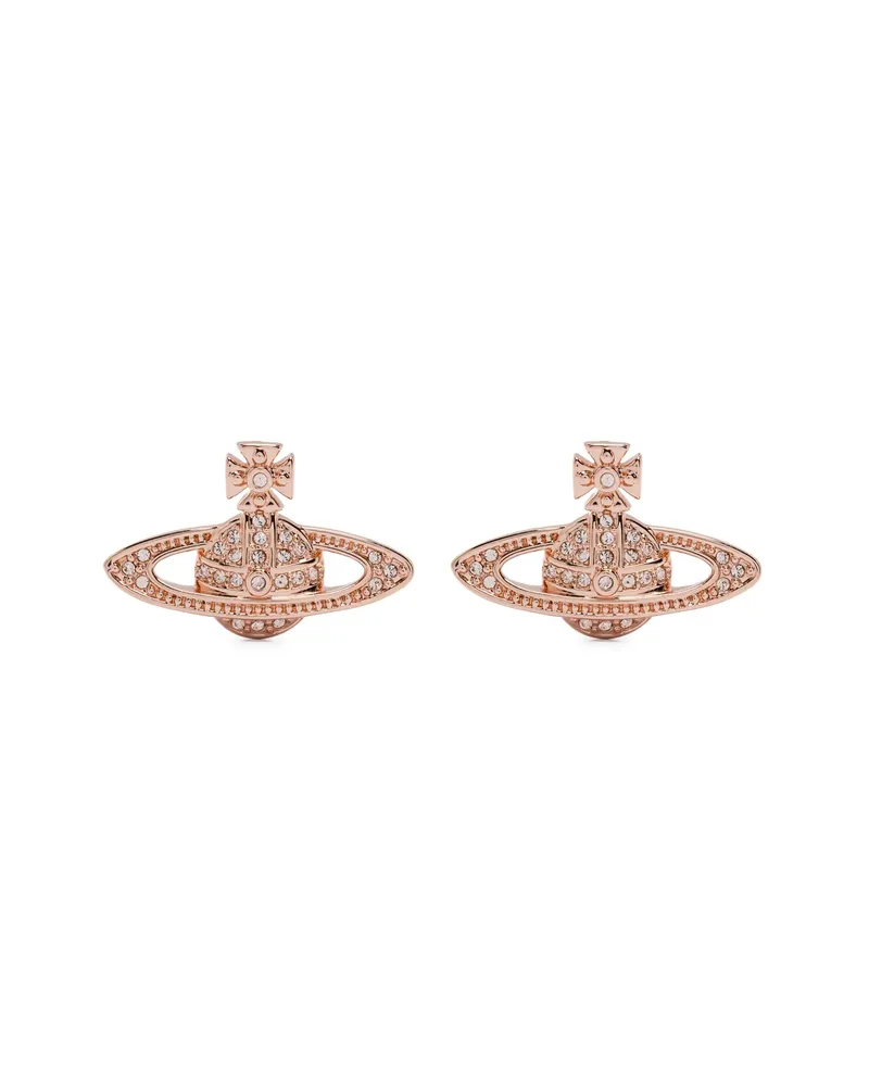 Vivienne Westwood Mini Bas Relief Earrings Pink